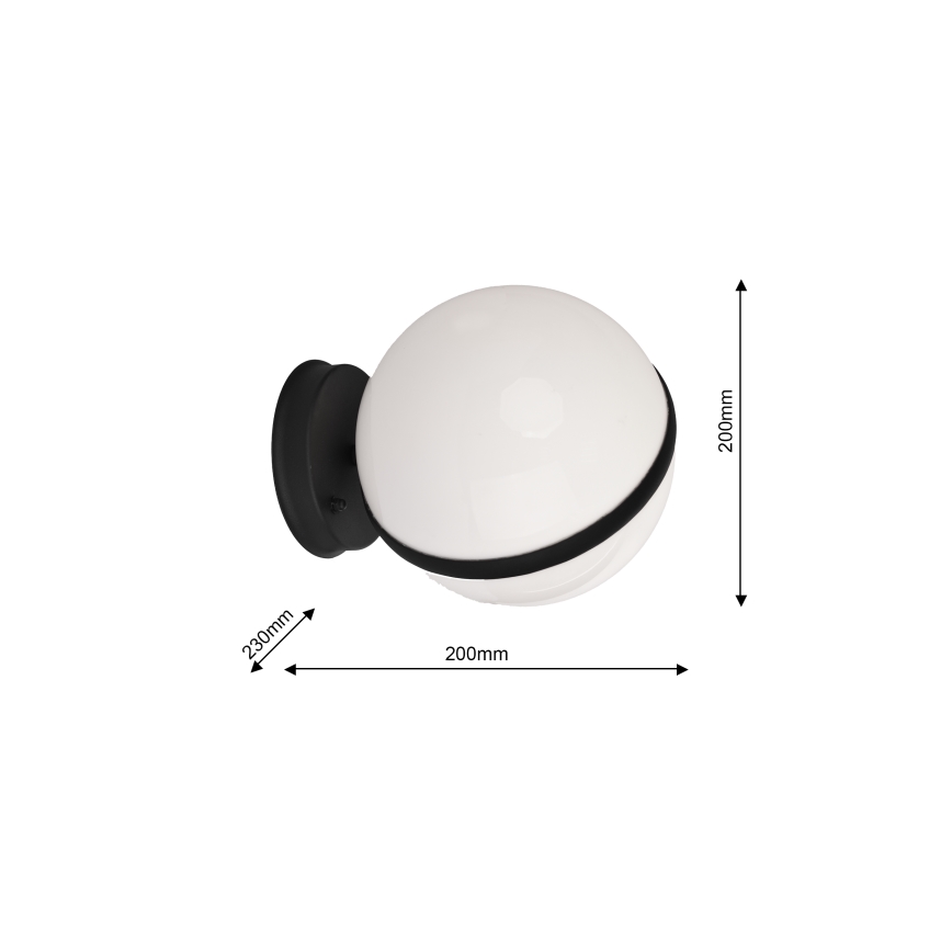 Kinkiet zewnetrzny CIRCULO 1xE27/40W/230V IP44
