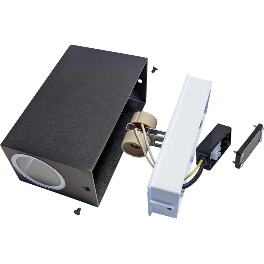 Kinkiet zewnętrzny GUBE-S 2xGU10/7W/230V IP44