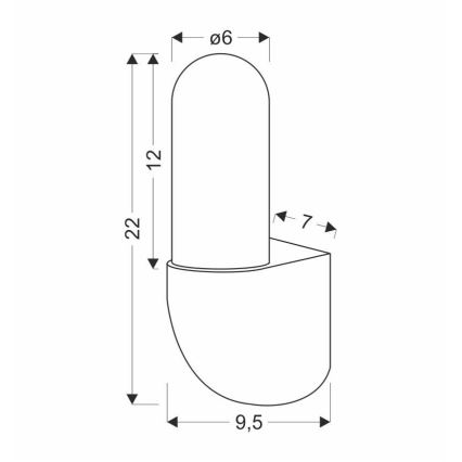 Kinkiet zewnętrzny GYNURA 1xGU10/35W/230V IP65 czarne