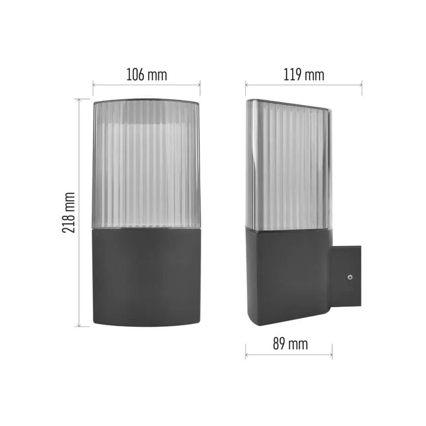 Kinkiet zewnętrzny LANA 1xE27/25W/230V IP54