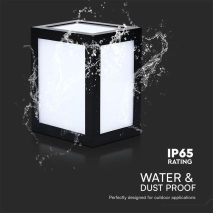Kinkiet zewnętrzny LED/12W/230V 3000K IP65 czarny