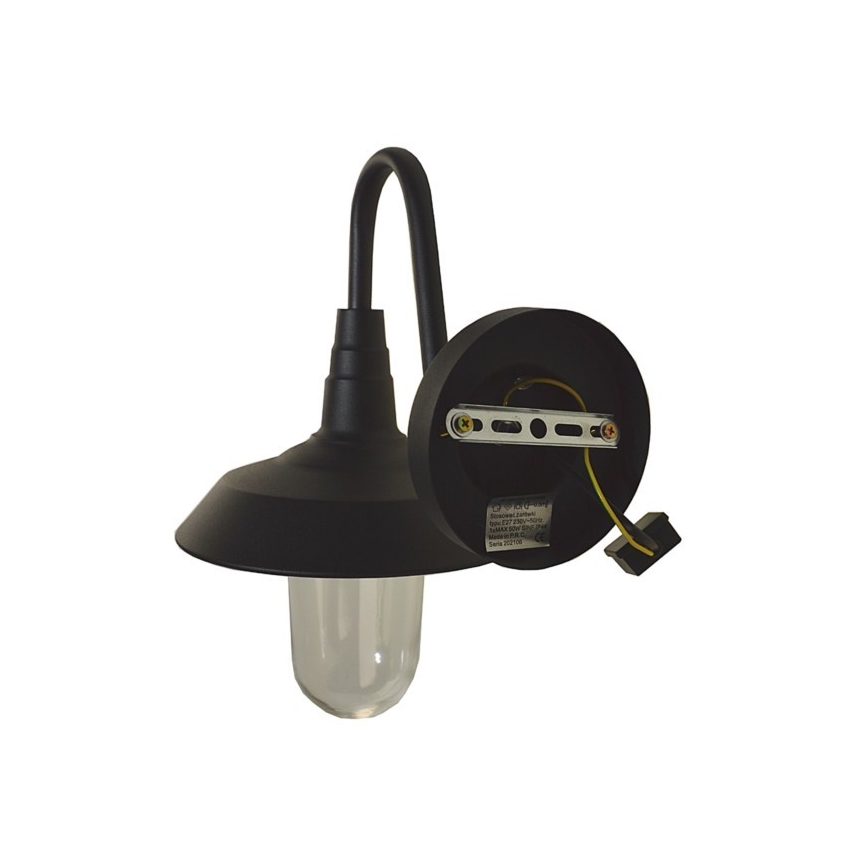 Kinkiet zewnętrzny NILDA 1xE27/60W/230V IP44 czarny