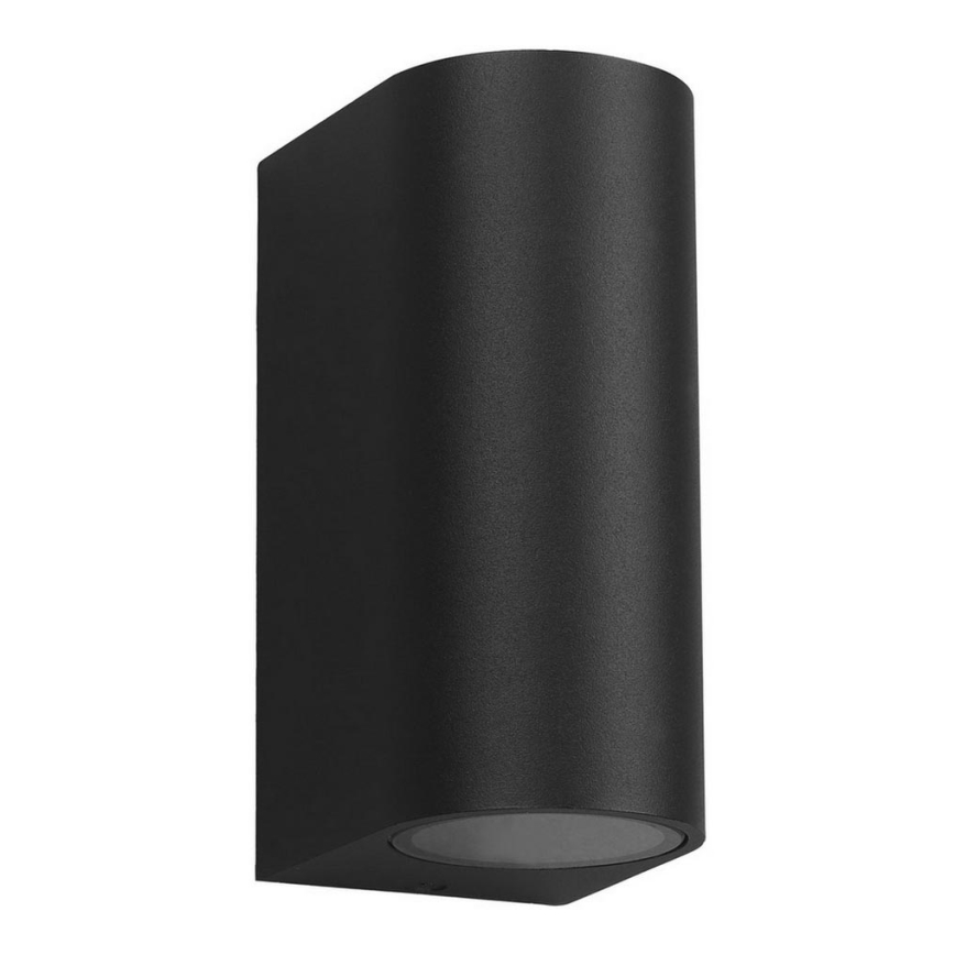 Kinkiet zewnętrzny OVALIS 2xGU10/35W/230V IP44 czarne