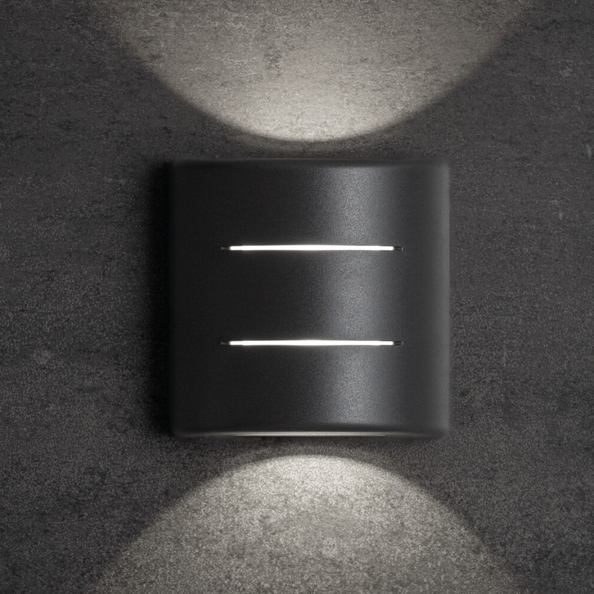 Kinkiet zewnętrzny REFAZI LED/6W/230V IP54 antracyt