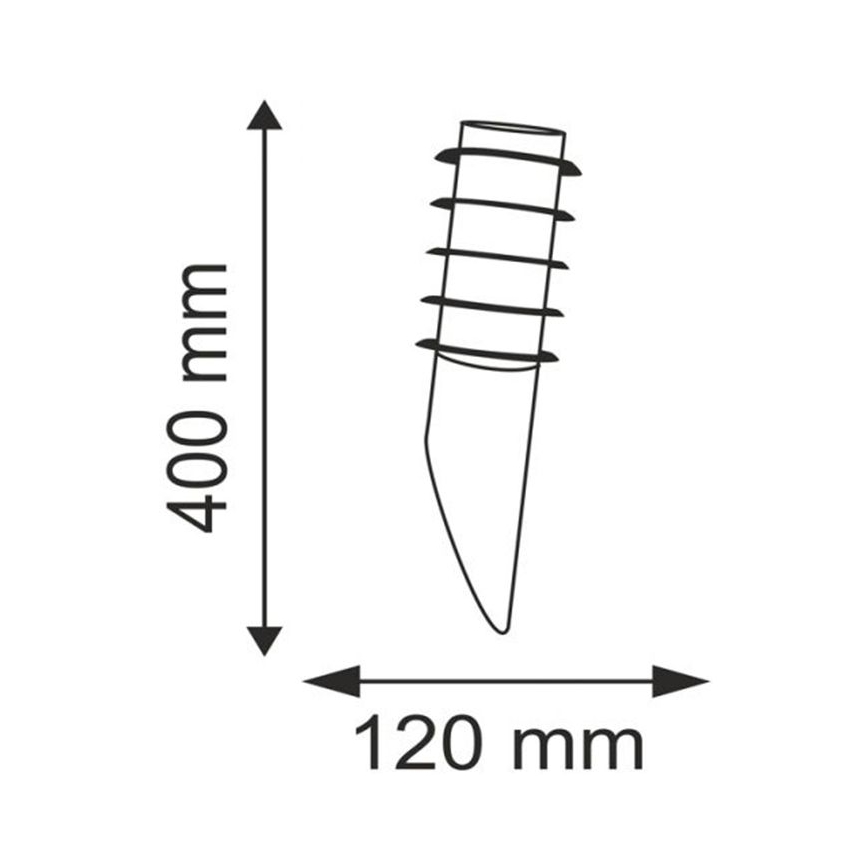 Kinkiet zewnętrzny SERENA 1xE27/40W/230V