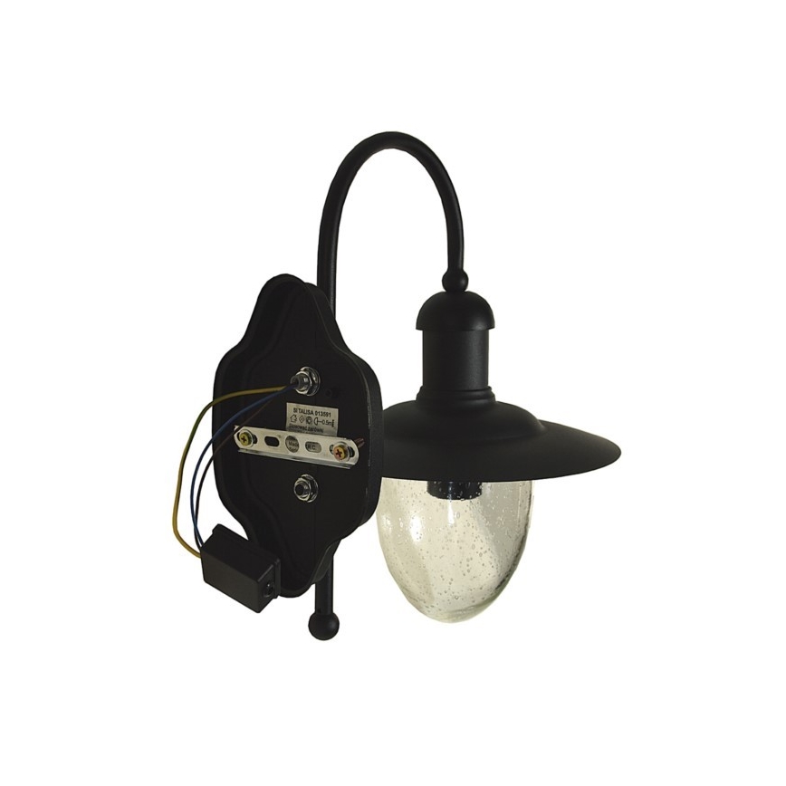 Kinkiet zewnętrzny TALISA 1xE27/60W/230V IP44 czarny