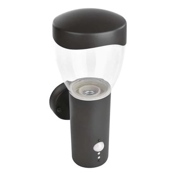 Kinkiet zewnętrzny z czujnikiem ARTEO 1xE27/15W/230V IP44