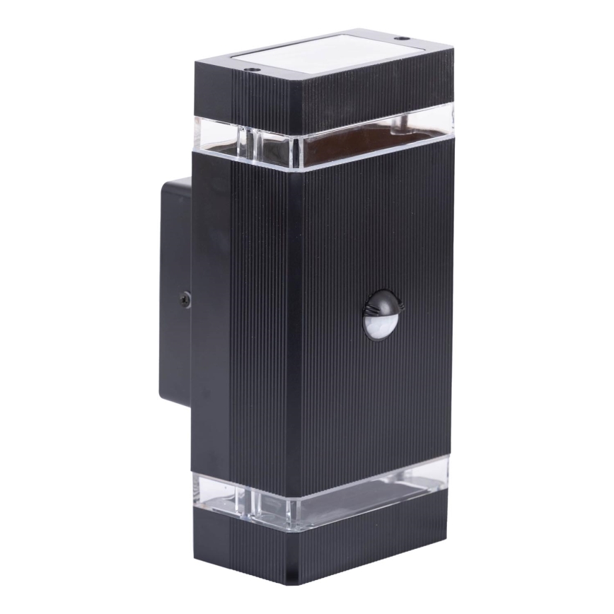 Kinkiet zewnętrzny z czujnikiem NIZZA 2xGU10/35W/230V IP65