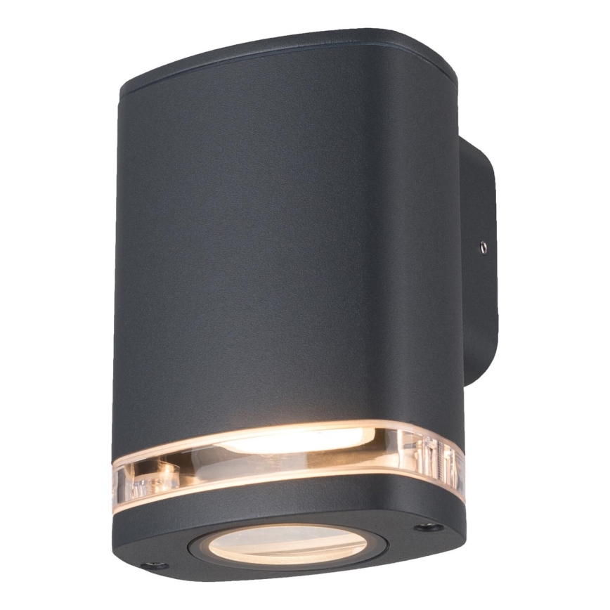 Kinkiet zewnętrzny ZEVI 1xGU10/10W/230V IP54 antracyt