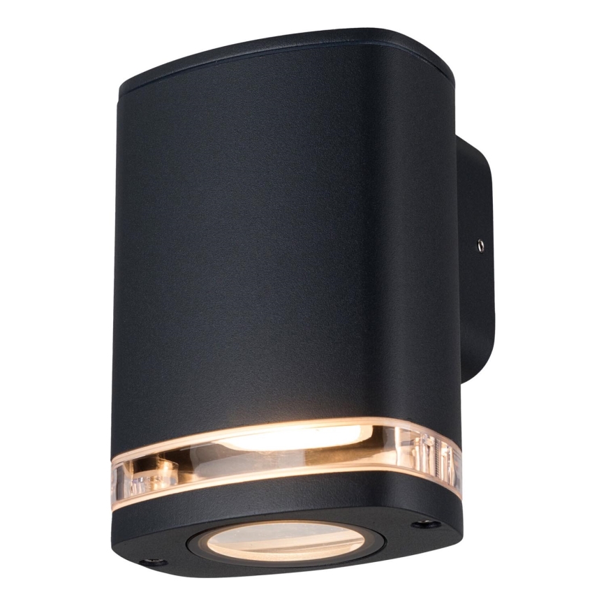 Kinkiet zewnętrzny ZEVI 1xGU10/10W/230V IP54 czarny