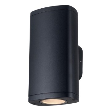 Kinkiet zewnętrzny ZEVI 2xGU10/10W/230V IP54 czarny