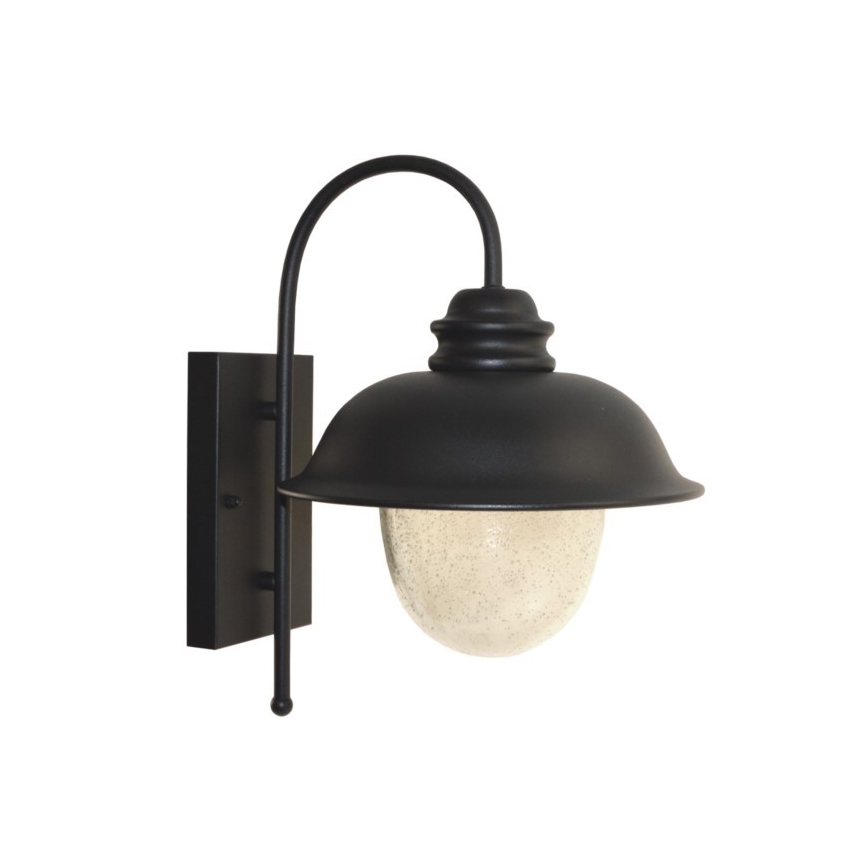 Kinkiet zewnętrzny ZUNA 1xE27/60W/230V IP44 czarny
