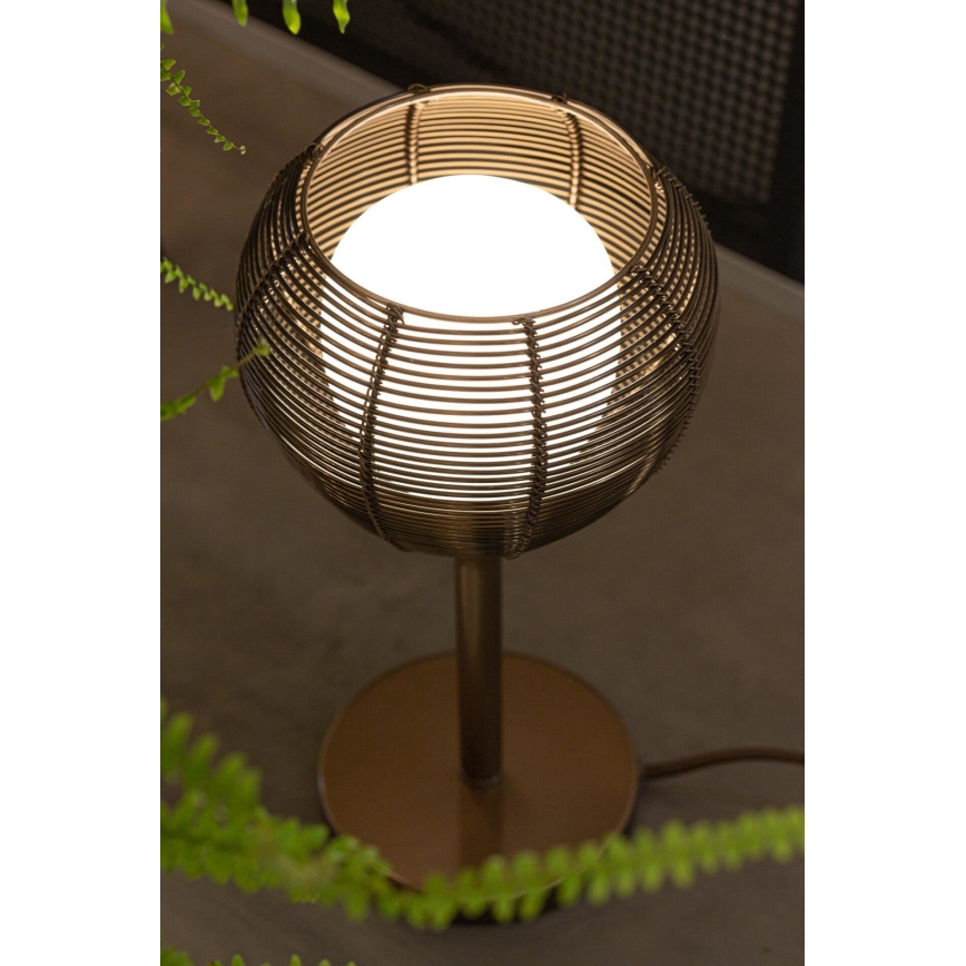 Lampka stołowa NEST 1xE14/7W/230V miedziane