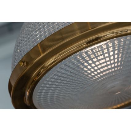 Żyrandol na drążku THOR 1xE27/11W/230V brąz
