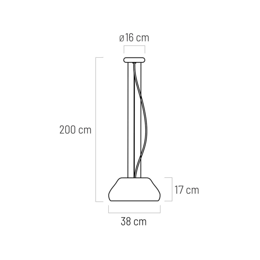 LED na lince PADDY LED/24W/230V biały
