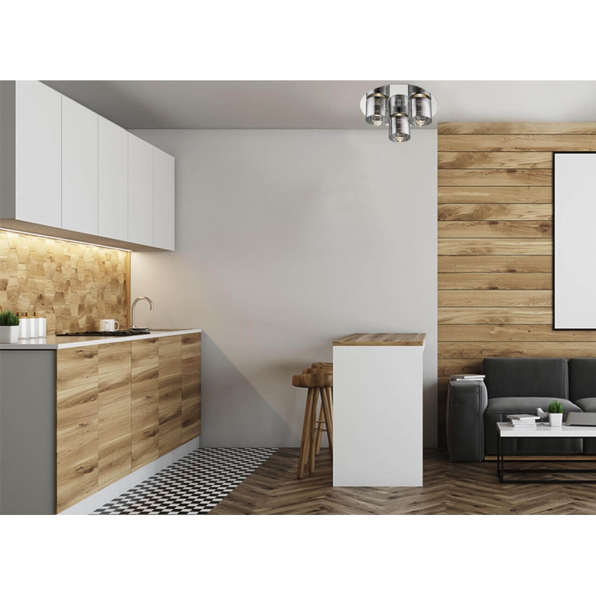 LED EVOLUTION 3xLED/5W/230V chrom błyszczący