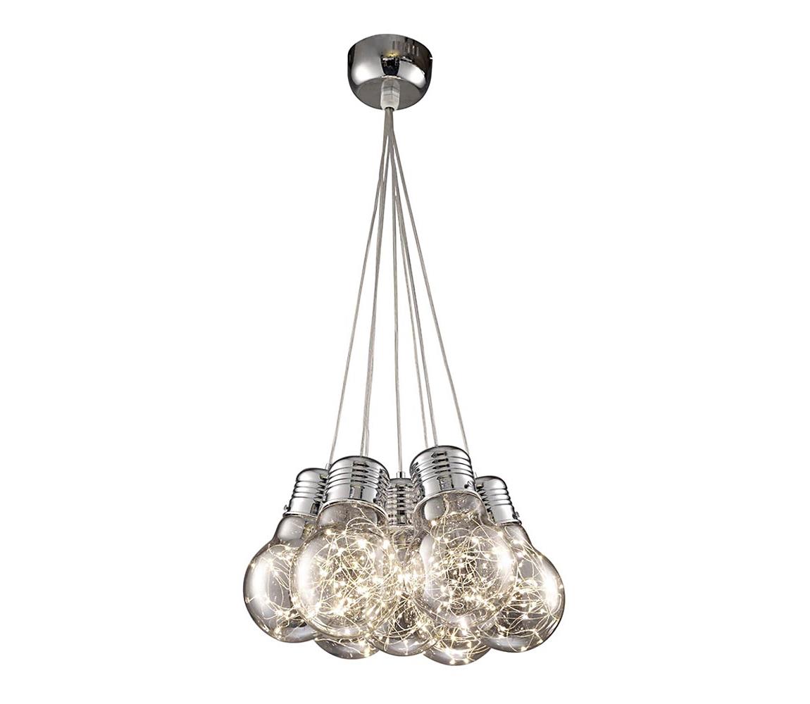 142008 - LED Żyrandol na lince BULBS LED/30W/230V chrom błyszczący