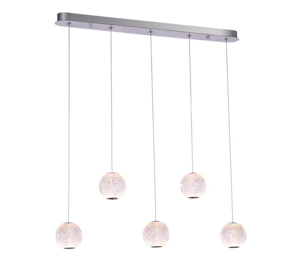 142042 - LED Żyrandol na lince ESMOND 5xLED/4,8W/230V chrom błyszczący