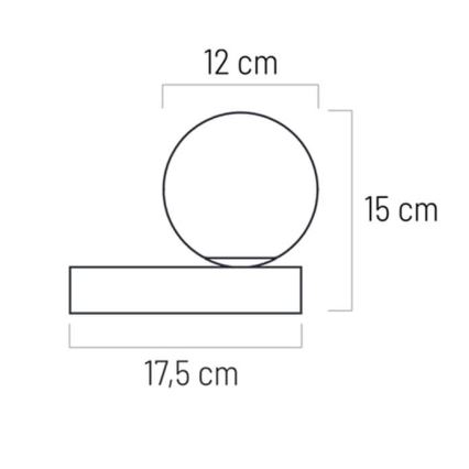 Kinkiet łazienkowy RUBY 1xG9/5W/230V IP44 biały