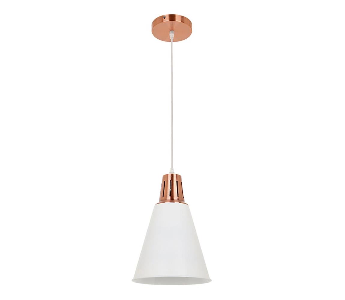 KL 6237 - Żyrandol na lince SHADE 1xE27/15W/230V miedź/biały