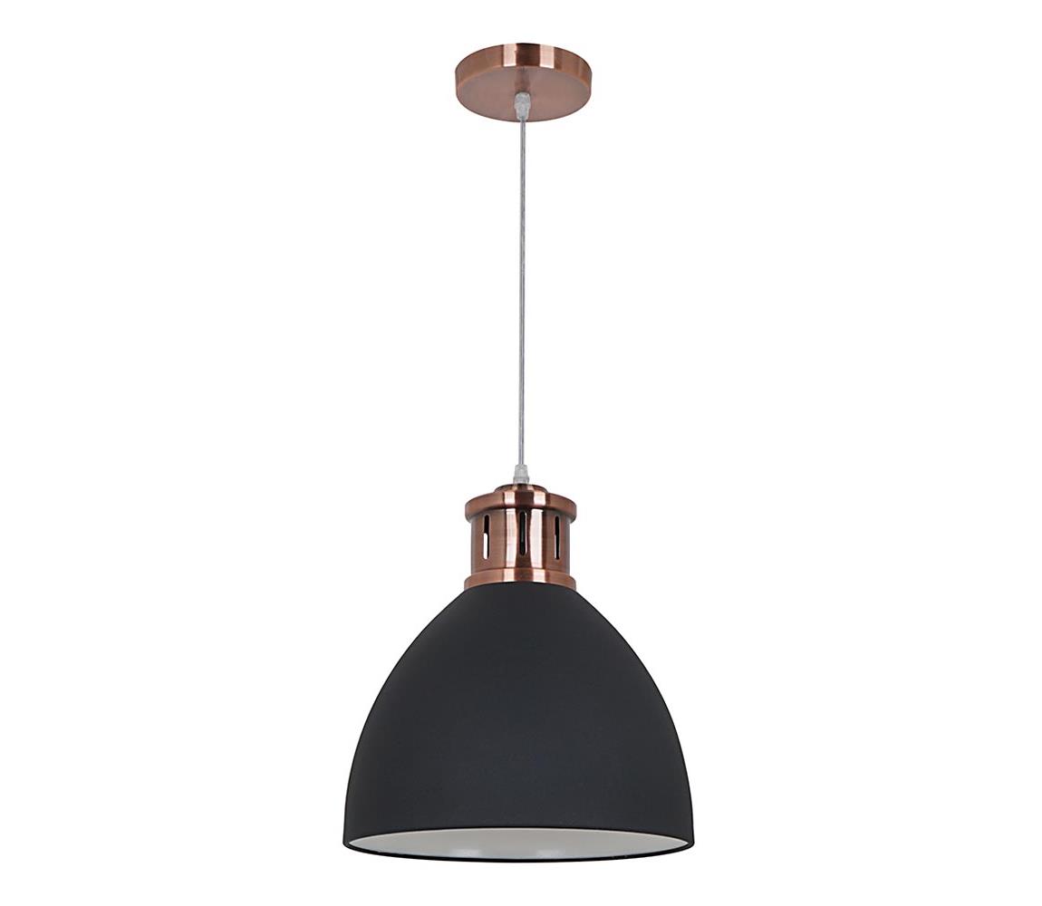 KL 6240 - Żyrandol na lince METAL 1xE27/15W/230V miedź/czarny