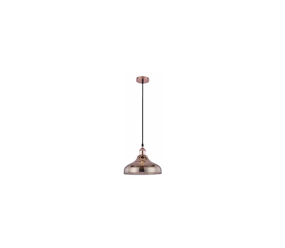 KL111064 - Żyrandol na lince OXIGEN 1xE27/15W/230V miedziane/róża złoty