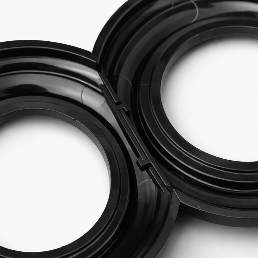 Kliklap - Czarna retro ramka końcowa