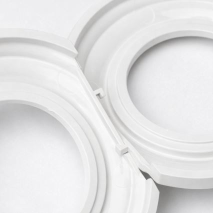 Kliklap - Retro ceramiczna ramka końcowa, biała