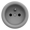 Kliklap - Retro gniazdko domowe bez ramki 230V szare