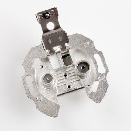 Kliklap - Retro gniazdo abonenckie TV+R (końcowe) bez ramki beżowe