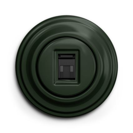 Kliklap - Retro gniazdo do przesyłu danych zielony