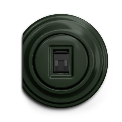 Kliklap - Retro gniazdo do przesyłu danych zielony