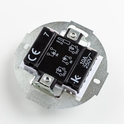 Kliklap - Retro przełącznik krzyżowy bez ramki nr 7 czarny