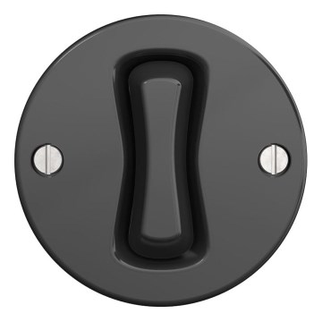 Kliklap - Retro przycisk bez ramki antracytowy