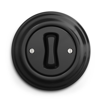 Kliklap - Retro przycisk z czarną ramką