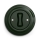 Kliklap - Retro przycisk z ramką, zielony
