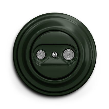 Kliklap - Retro ramka prosta zielony