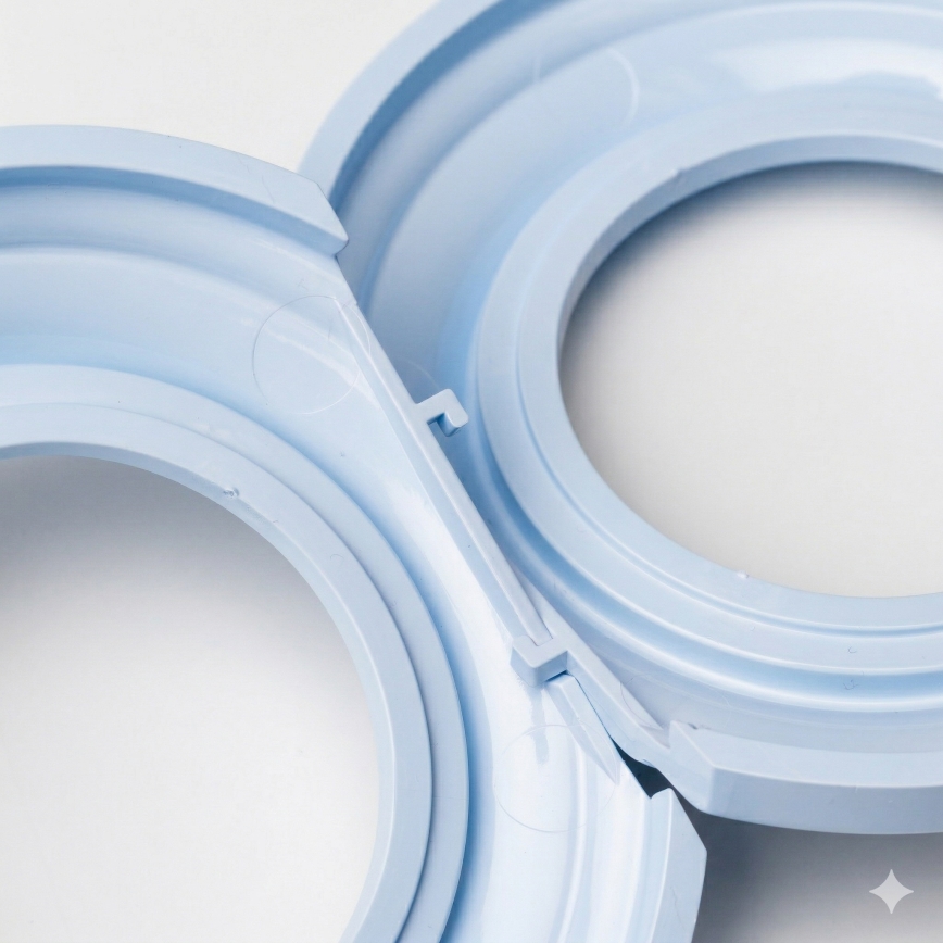 Kliklap - Retro ramka środkowa niebieska