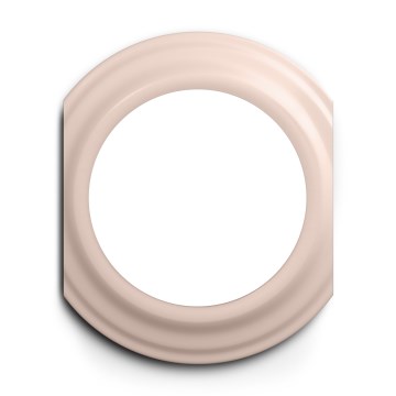 Kliklap - Retro ramka środkowa, staro-różowa