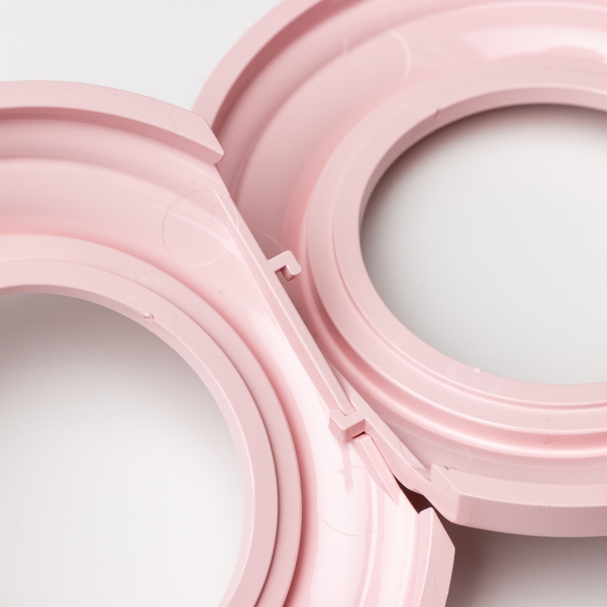 Kliklap - Retro ramka środkowa, staro-różowa