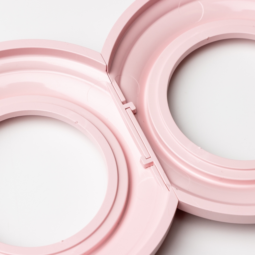 Kliklap - Retro ramka środkowa, staro-różowa