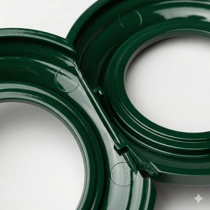 Kliklap - Retro ramka, zielony brzeg