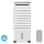 Klimatyzer 65W/230V Wi-Fi Tuya biały + zdalne sterowanie