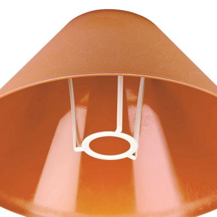 Klosz wymienny do lamp stołowych E14 21x11 cm pomarańczowy