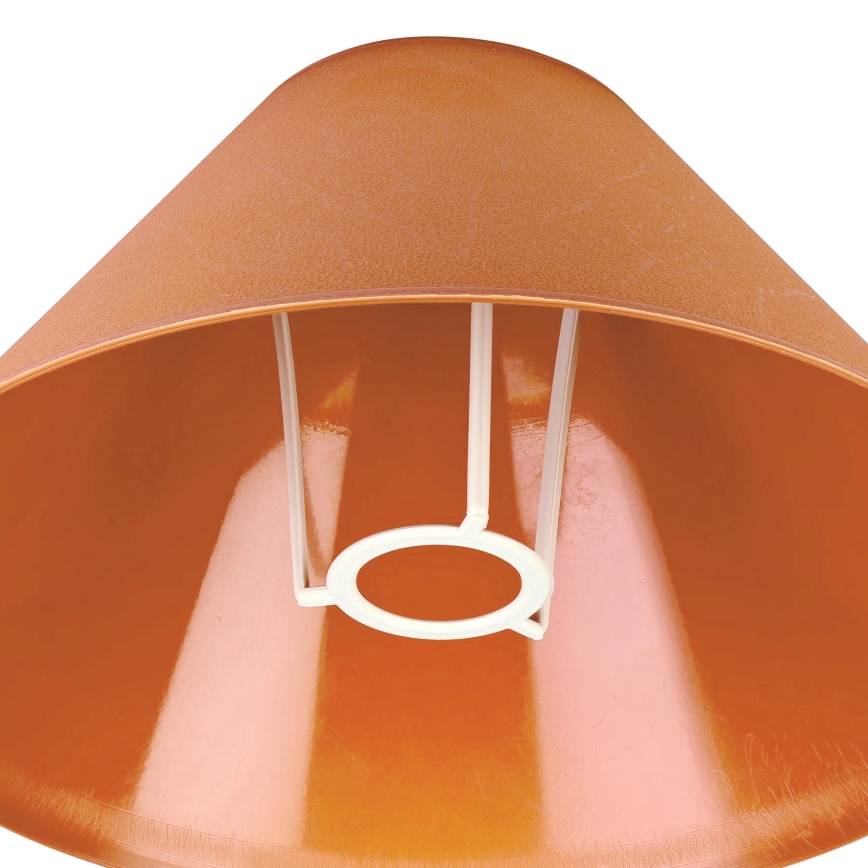 Klosz wymienny do lamp stołowych E14 21x11 cm pomarańczowy