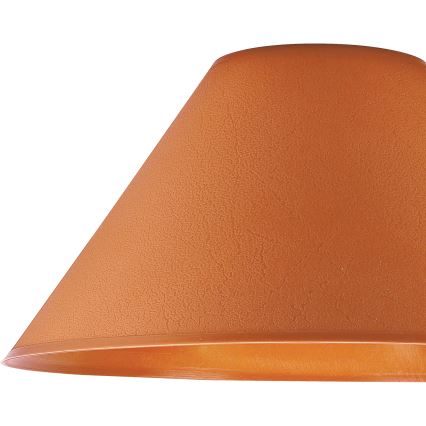 Klosz wymienny do lamp stołowych E14 21x11 cm pomarańczowy