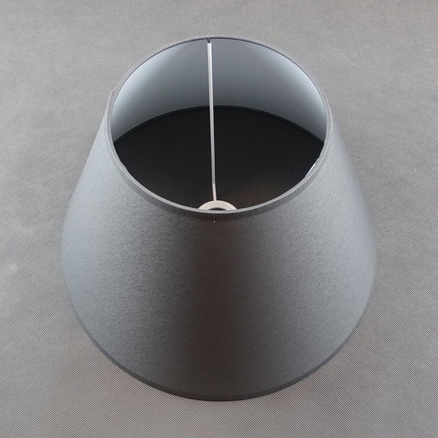 Klosz zamienny do lamp stołowych E27 40x40 cm szary