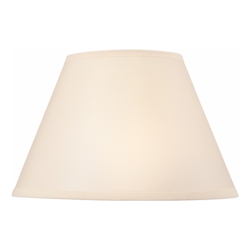 Klosz zamienny do lamp stołowych JUTA E27 śr. 19 cm kremowy