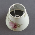 Klosz zamienny do lamp stołowych ROSA 13x17,5 cm kremowy/różowy