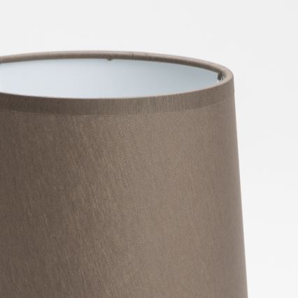 Klosz zamienny do lamp stołowych STOZEK E27 16x16 cm brązowy